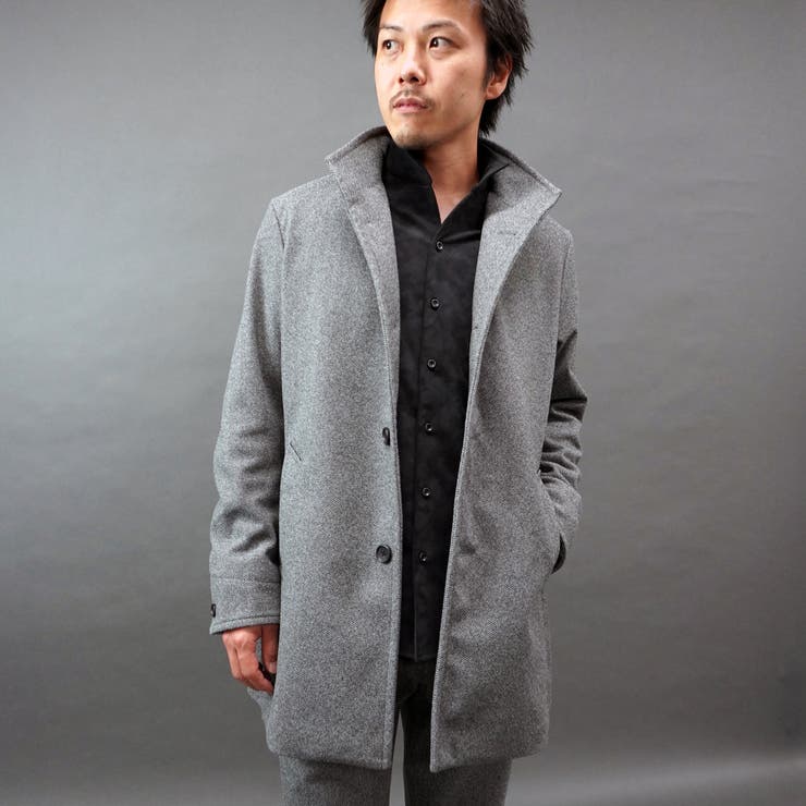 ダブルフェイス ミドル丈スタンドコート | NICOLE | 詳細画像22 