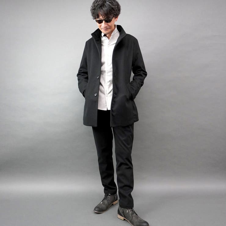 ダブルフェイス ミドル丈スタンドコート | NICOLE | 詳細画像23 