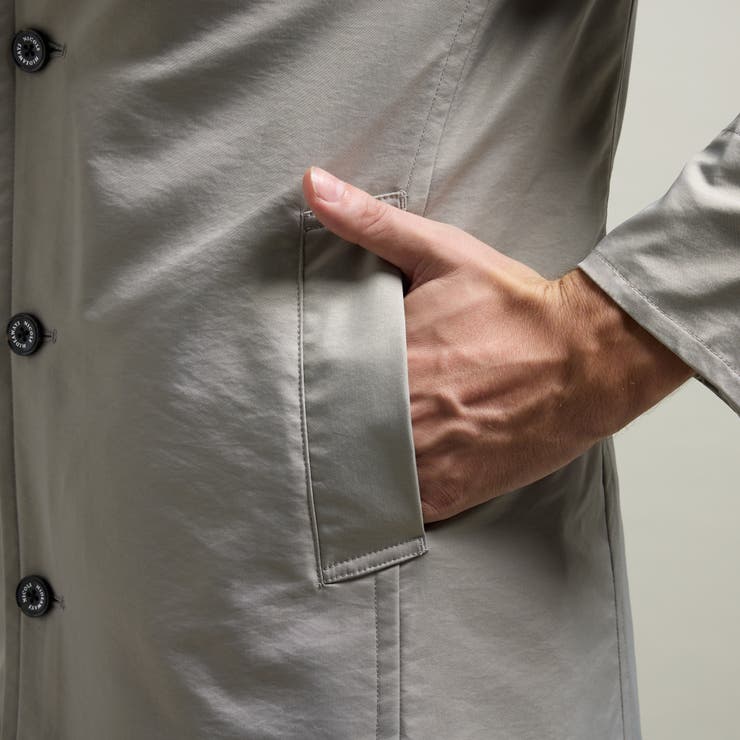 【HIDEAWAYS BLACK】ベストライナー付きステンカラーコート | NICOLE | 詳細画像10 