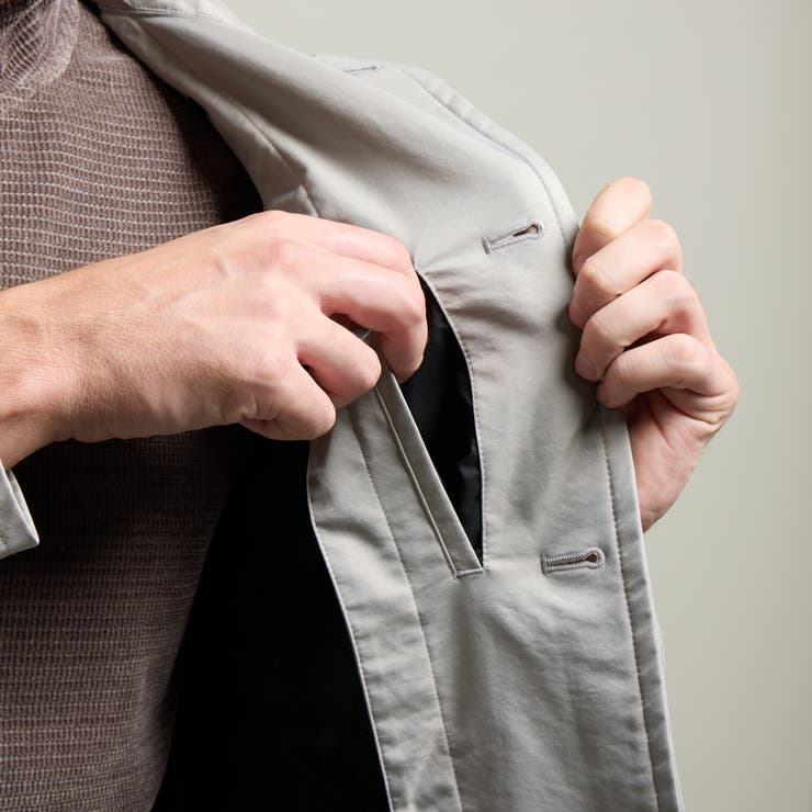 【HIDEAWAYS BLACK】ベストライナー付きステンカラーコート | NICOLE | 詳細画像14 