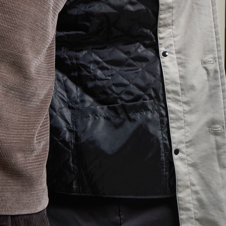 【HIDEAWAYS BLACK】ベストライナー付きステンカラーコート | NICOLE | 詳細画像15 