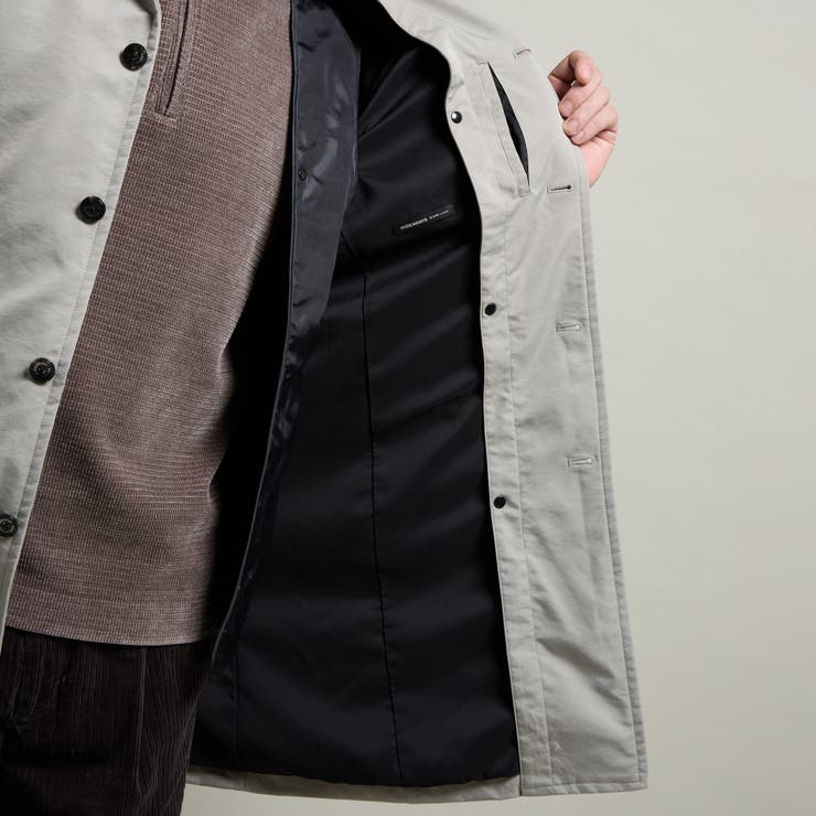 【HIDEAWAYS BLACK】ベストライナー付きステンカラーコート | NICOLE | 詳細画像16 