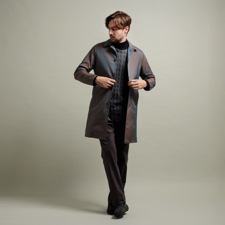 【HIDEAWAYS BLACK】ベストライナー付きステンカラーコート | NICOLE | 詳細画像18 