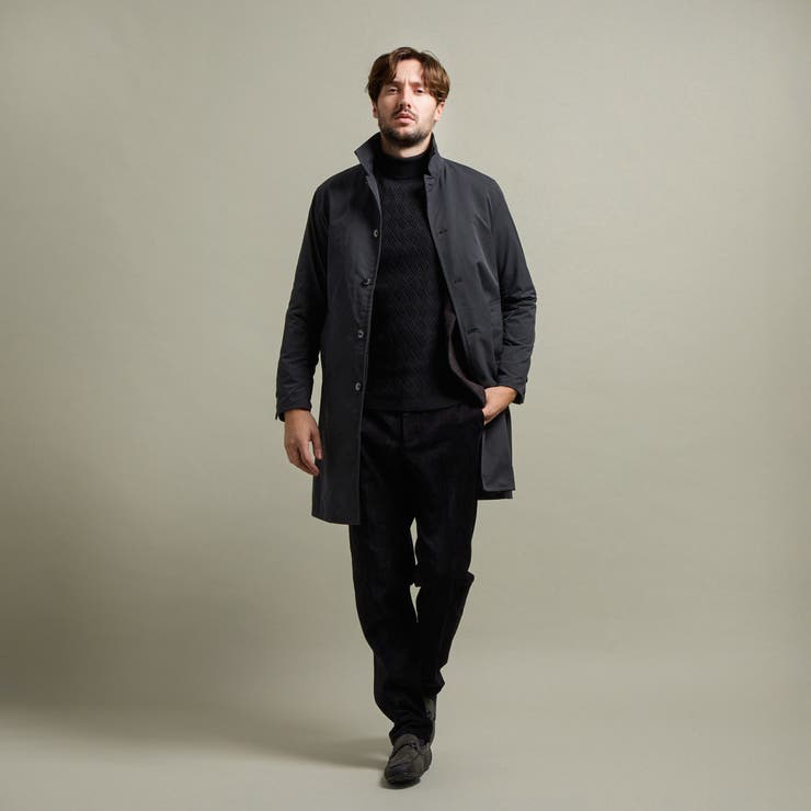 【HIDEAWAYS BLACK】ベストライナー付きステンカラーコート | NICOLE | 詳細画像20 