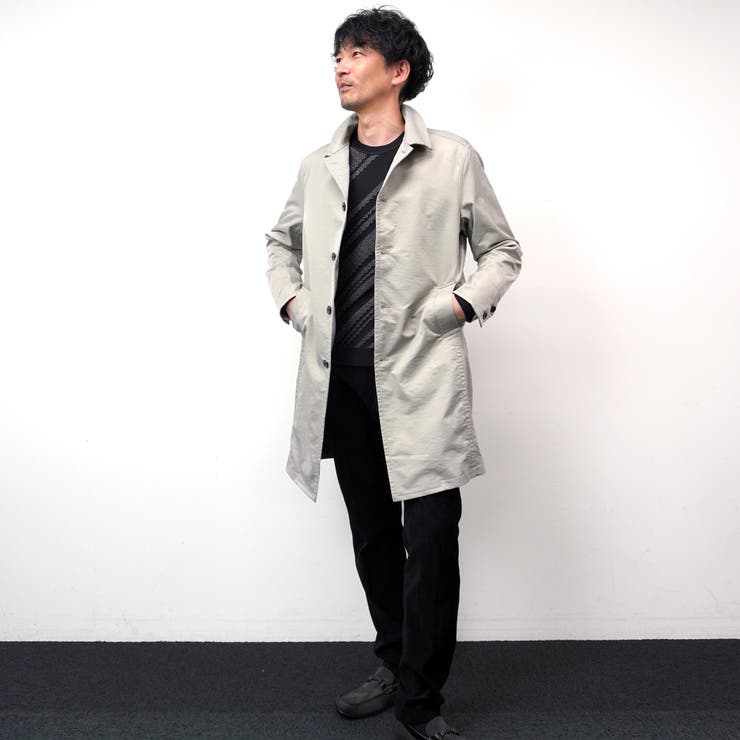 【HIDEAWAYS BLACK】ベストライナー付きステンカラーコート | NICOLE | 詳細画像25 