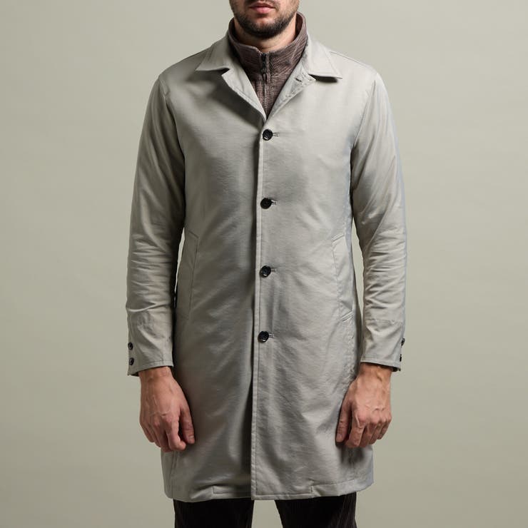 【HIDEAWAYS BLACK】ベストライナー付きステンカラーコート | NICOLE | 詳細画像4 