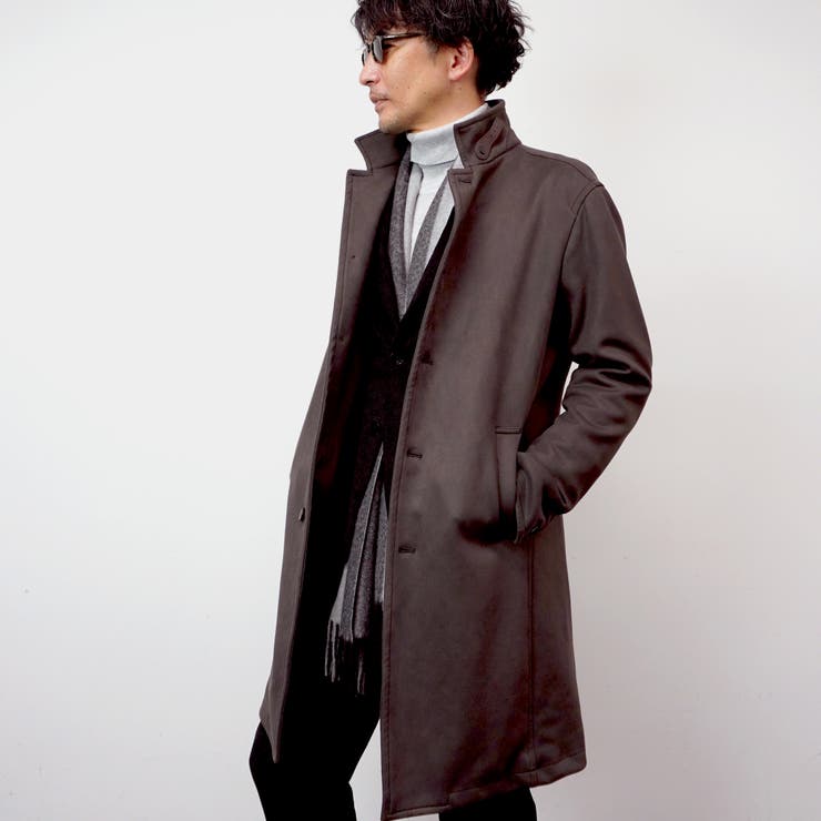 【HIDEAWAYS BLACK】マイクロ起毛ポンチ スタンドコート | NICOLE | 詳細画像21 