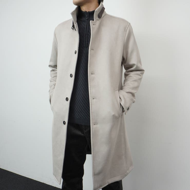 【HIDEAWAYS BLACK】マイクロ起毛ポンチ スタンドコート | NICOLE | 詳細画像23 