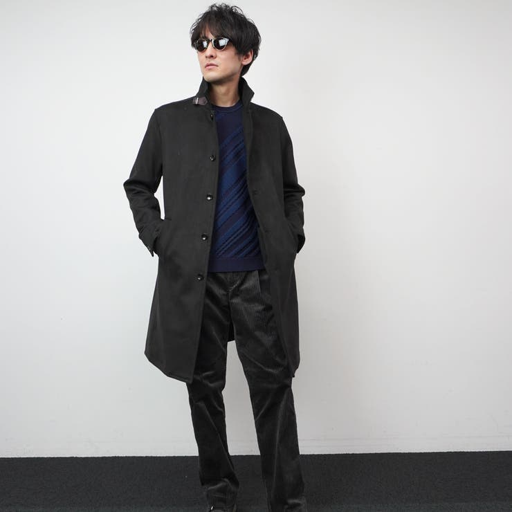 【HIDEAWAYS BLACK】マイクロ起毛ポンチ スタンドコート | NICOLE | 詳細画像26 