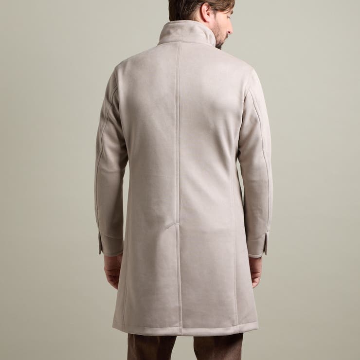 【HIDEAWAYS BLACK】マイクロ起毛ポンチ スタンドコート | NICOLE | 詳細画像9 