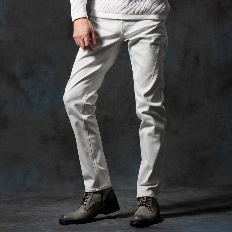 ヨコクロサテンストレッチパンツ | NICOLE | 詳細画像1 