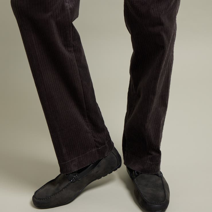 【HIDEAWAYS BLACK】コーデュロイワンタックイージースラックス | NICOLE | 詳細画像10 