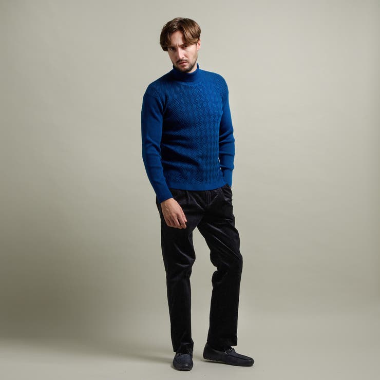 【HIDEAWAYS BLACK】コーデュロイワンタックイージースラックス | NICOLE | 詳細画像3 