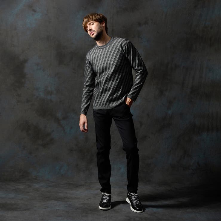 バイアスダブルフェイス クルーネックニット | NICOLE | 詳細画像12 