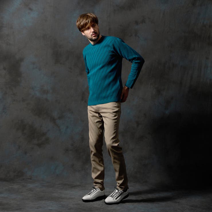 バイアスダブルフェイス クルーネックニット | NICOLE | 詳細画像14 