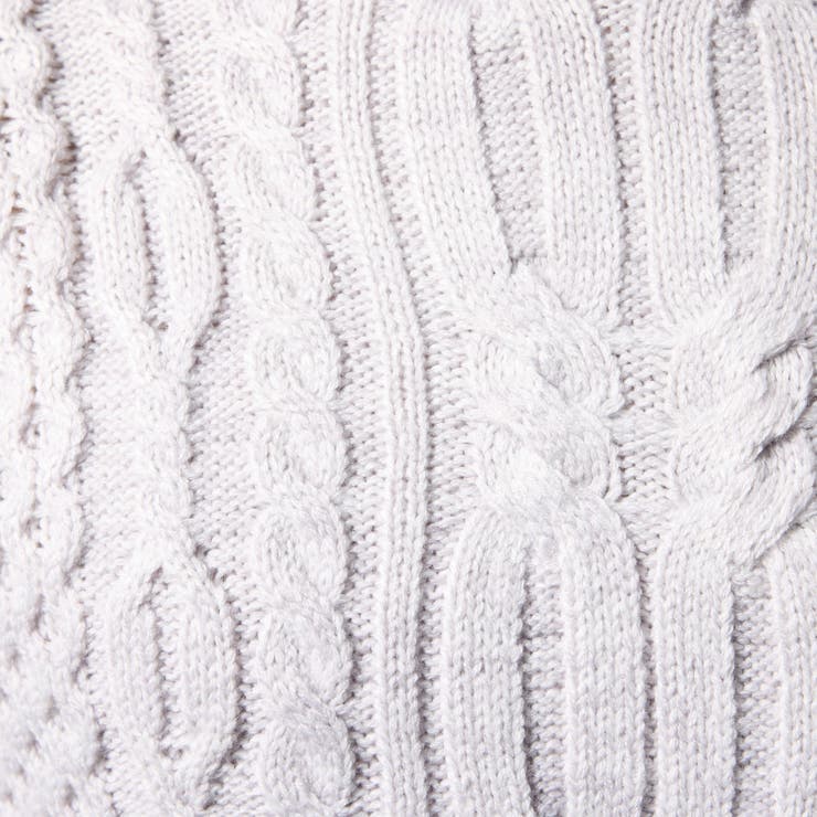 ケーブル編み衿ファスナータートルネックニット | NICOLE | 詳細画像13 