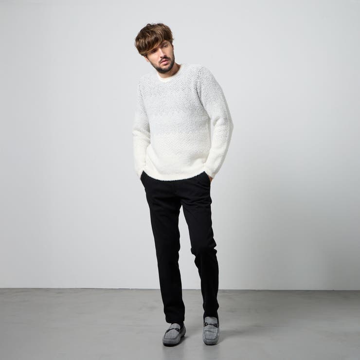 グラデーションシャギークルーネックニット | NICOLE | 詳細画像2 