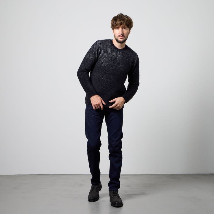 グラデーションシャギークルーネックニット | NICOLE | 詳細画像3 