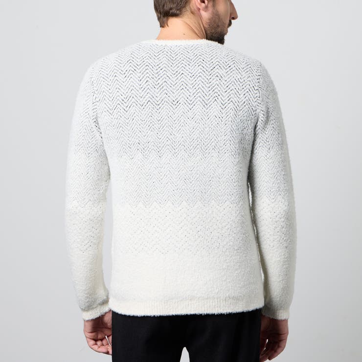 グラデーションシャギークルーネックニット | NICOLE | 詳細画像6 