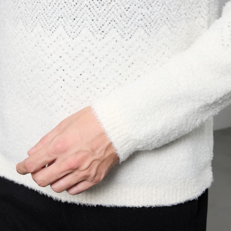 グラデーションシャギークルーネックニット | NICOLE | 詳細画像8 