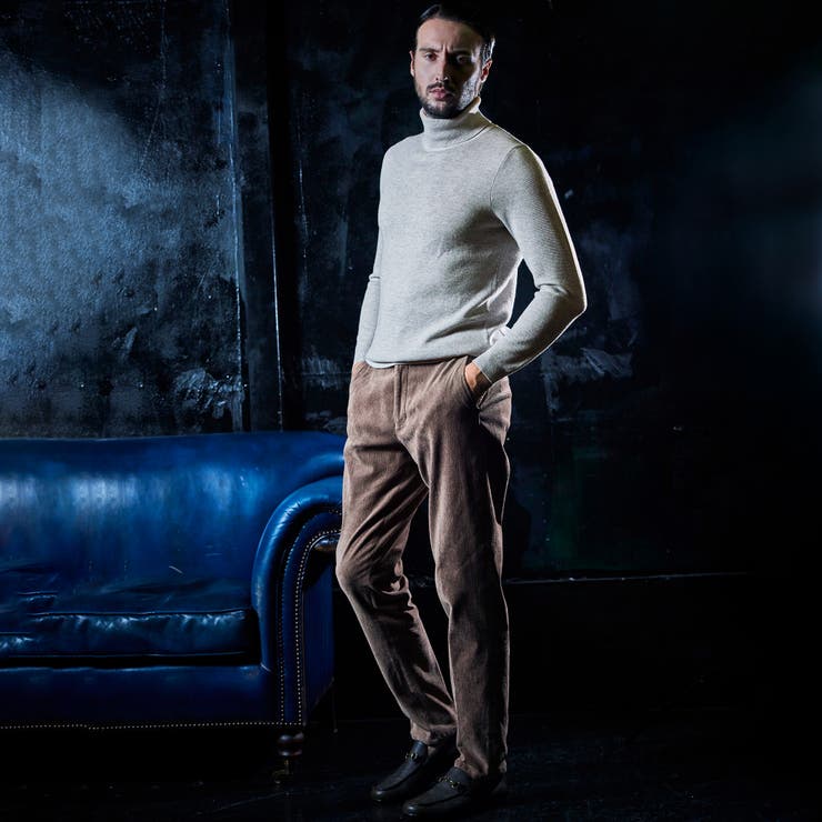 【HIDEAWAYS BLACK】シルク混 ミラノリブタートルネックニット | NICOLE | 詳細画像2 