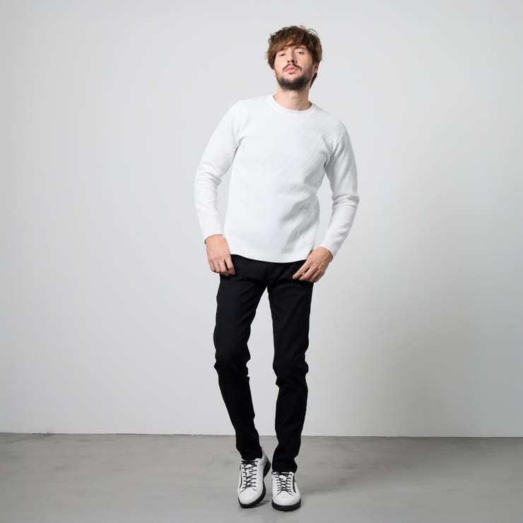 【WEB限定】バイアスダブルフェイス クルーネックニット | NICOLE | 詳細画像10 