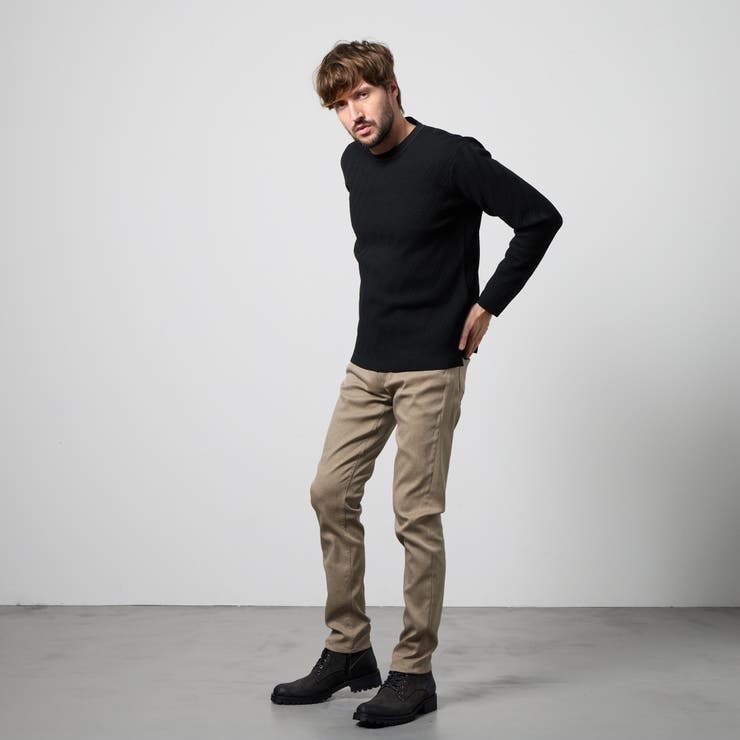 【WEB限定】バイアスダブルフェイス クルーネックニット | NICOLE | 詳細画像12 