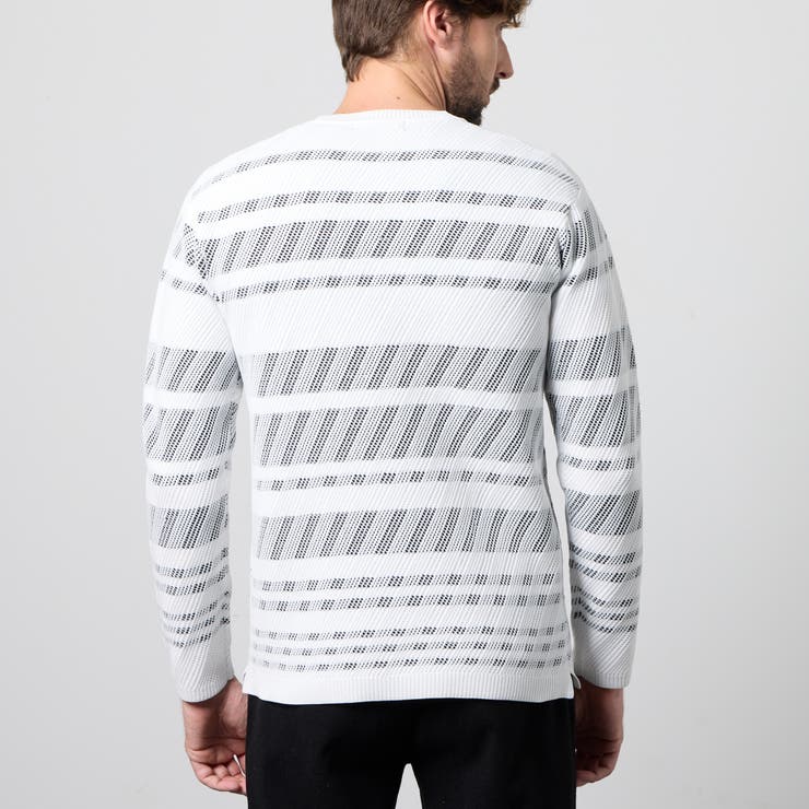 【WEB限定】バイアスダブルフェイス クルーネックニット | NICOLE | 詳細画像5 