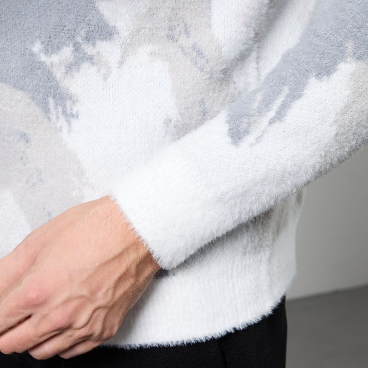 【WEB限定】アラカルトシャギージャカードプルオーバーニット | NICOLE | 詳細画像11 