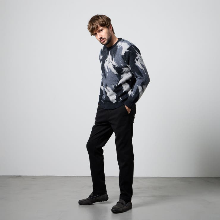 【WEB限定】アラカルトシャギージャカードプルオーバーニット | NICOLE | 詳細画像3 