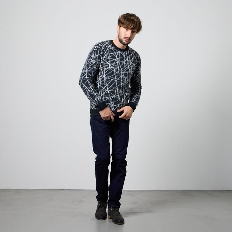 【WEB限定】アラカルトシャギージャカードプルオーバーニット | NICOLE | 詳細画像6 