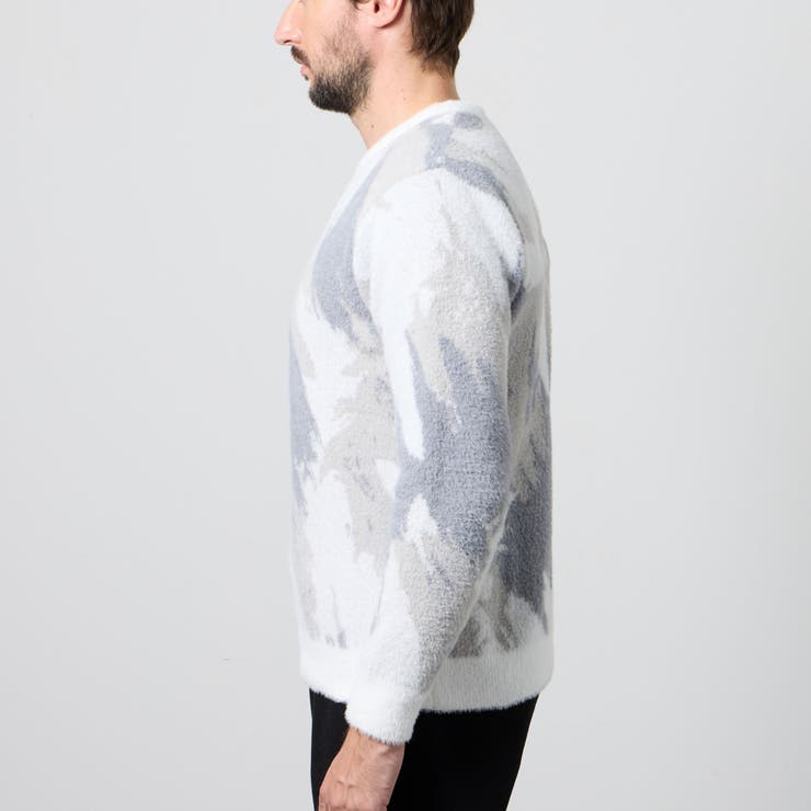 【WEB限定】アラカルトシャギージャカードプルオーバーニット | NICOLE | 詳細画像8 