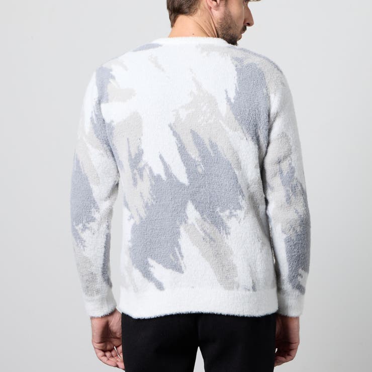 【WEB限定】アラカルトシャギージャカードプルオーバーニット | NICOLE | 詳細画像9 