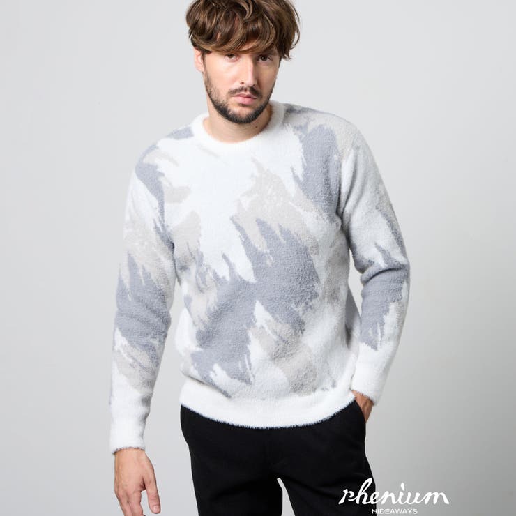 91その他2 | 【WEB限定】アラカルトシャギージャカードプルオーバーニット | NICOLE