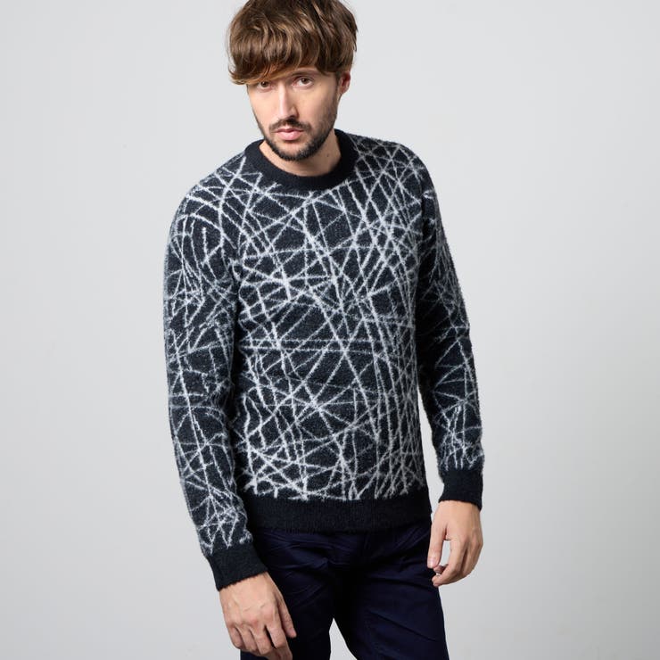 95その他6 | 【WEB限定】アラカルトシャギージャカードプルオーバーニット | NICOLE