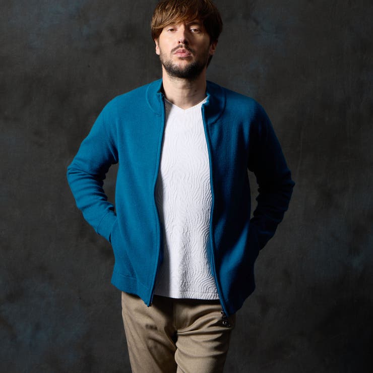 ミラノリブ スタンドニットブルゾン | NICOLE | 詳細画像8 