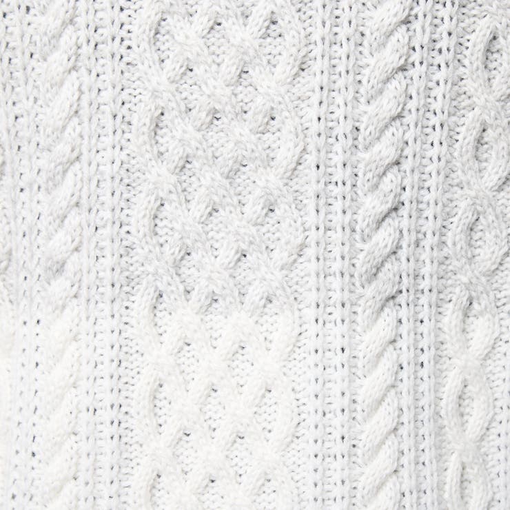 ケーブルグラデーションフーテッドプルオーバーニット | NICOLE | 詳細画像11 