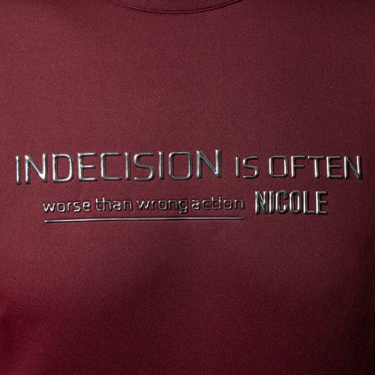 ストレッチポンチジェルプリント長袖Ｔシャツ | NICOLE | 詳細画像13 