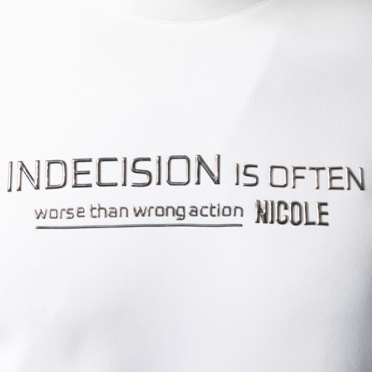 ストレッチポンチジェルプリント長袖Ｔシャツ | NICOLE | 詳細画像14 