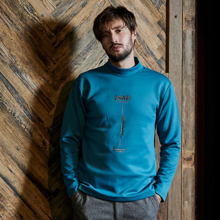 ストレッチポンチジェルプリントモックネックプルオーバー | NICOLE | 詳細画像1 