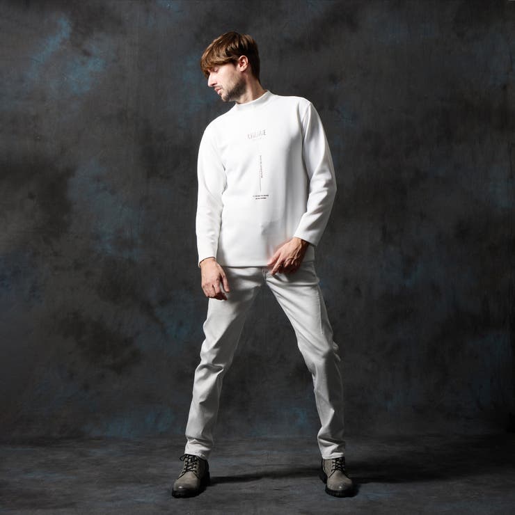 ストレッチポンチジェルプリントモックネックプルオーバー | NICOLE | 詳細画像3 