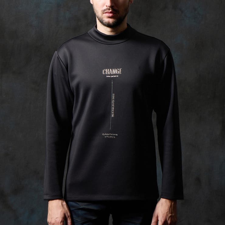 ストレッチポンチジェルプリントモックネックプルオーバー | NICOLE | 詳細画像7 