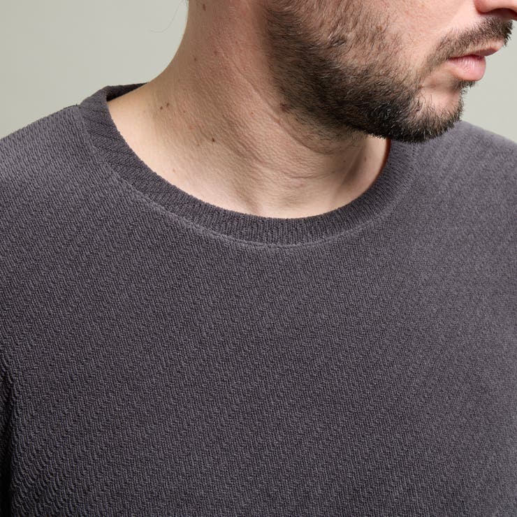 【HIDEAWAYS BLACK】シェニールバイアスジャカードプルオーバー | NICOLE | 詳細画像9 