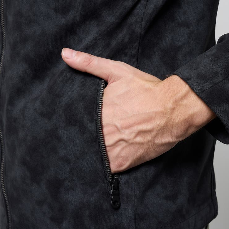 ムラプリントスタンドアップジップブルゾン | NICOLE | 詳細画像14 