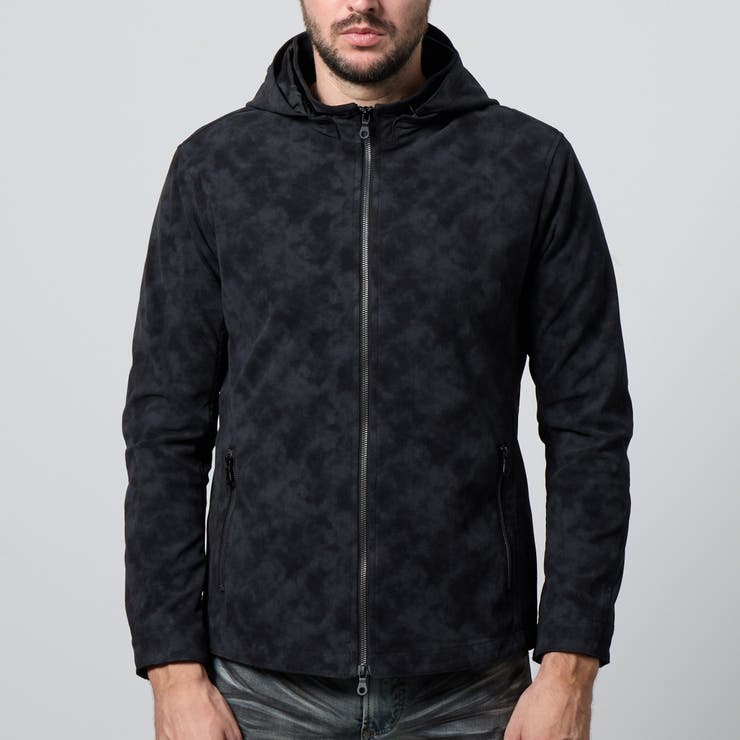 ムラプリントスタンドアップジップブルゾン | NICOLE | 詳細画像5 