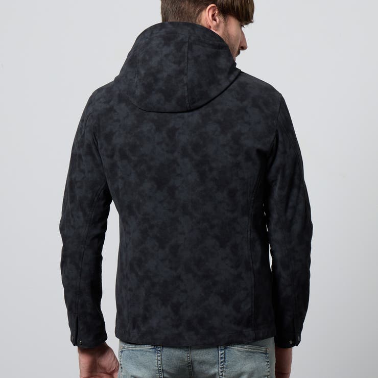 ムラプリントスタンドアップジップブルゾン | NICOLE | 詳細画像8 