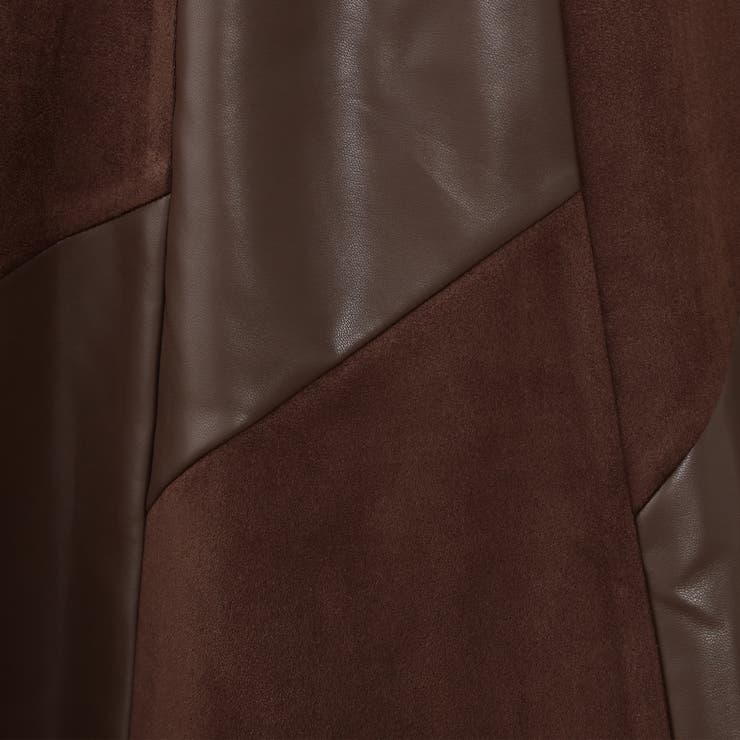 【WALDO】合皮ドッキングフレアスカート | NICOLE | 詳細画像10 