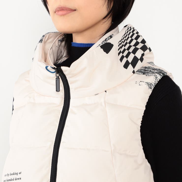 【WALDO】チェス柄ダウンベスト | NICOLE | 詳細画像7 