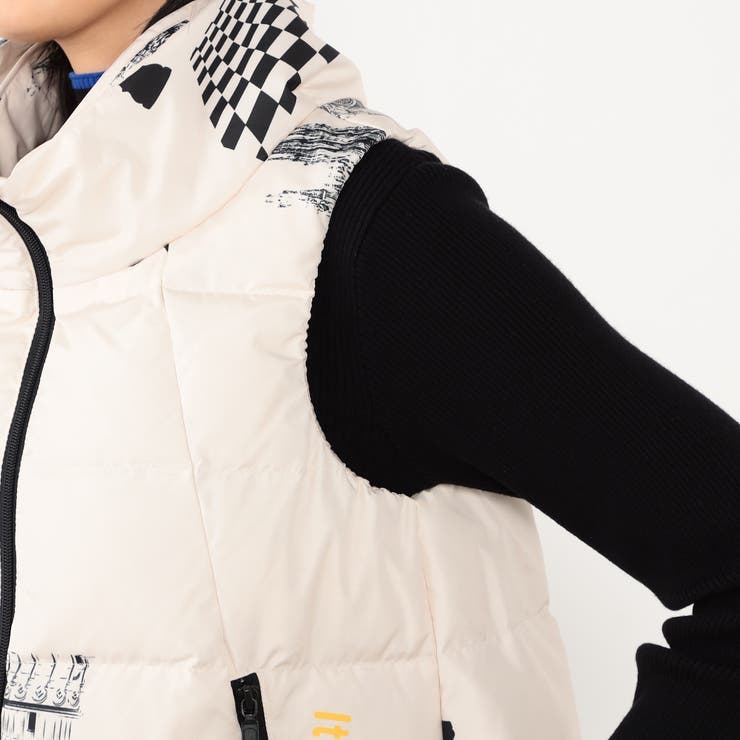 【WALDO】チェス柄ダウンベスト | NICOLE | 詳細画像8 