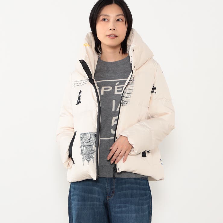 【WALDO】チェス柄ダウンブルゾン | NICOLE | 詳細画像1 